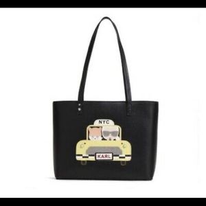 Karl Lagerfeld large tote with Karl and choupette